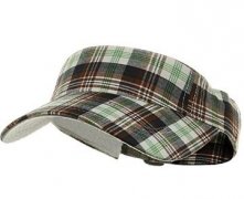 Pro Style Plaid Visor