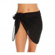 Short Sarongs Beach Wrap Sheer Bikini Wraps Chiffon