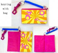purse bag with keyring