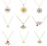9 Evil Eye Necklace