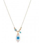 Evil Eye Shell Necklace