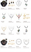 bridal rhinestone necklace bracelet and earring set