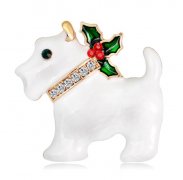 Christmas rhinestone brooch 5