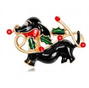 Christmas rhinestone brooch 7