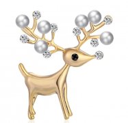 Christmas rhinestone brooch 13