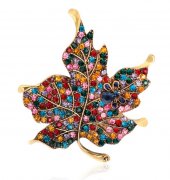 Silver/Gold Plated Assorted Crystal Rhinestones Brooch Pins Set for DIY Wedding Bouquets Kit