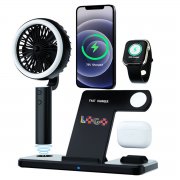 A8040 4 in 1 Wireless Charger Mini Handheld Fan