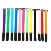 A8060 Velcro 12 Reusable Cable Straps with Buckle