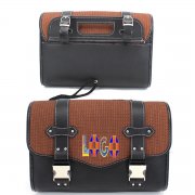 A8071 Motorcycle Saddlebag Side Bag Retro PU
