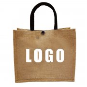 A8089 Burlap Tote Bags Bulk Jute Tote Beach Bags